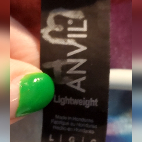 Anvil, Women's size Large, Tie Dyed, short sleeve Tee, good shape, barely worn - Picture 3 of 4